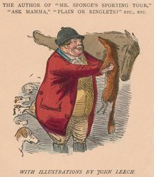 The Author of Mr. Sponge's Sporting Tour, Ask Mamma, Plain or Ringlets? Etc., Etc. 1854. Artist: John Leech