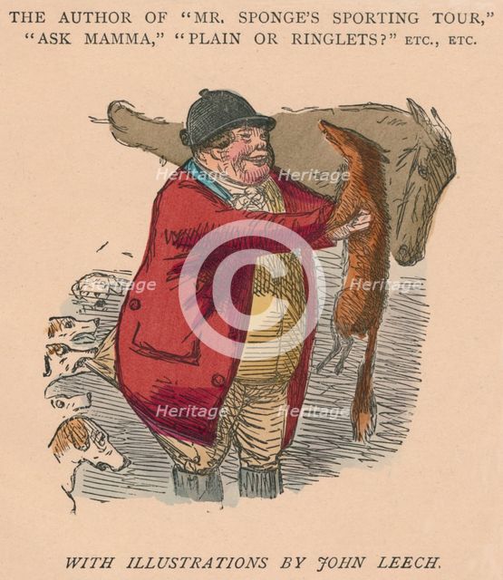 'The Author of Mr. Sponge's Sporting Tour, Ask Mamma, Plain or Ringlets? Etc., Etc.', 1854. Artist: John Leech.