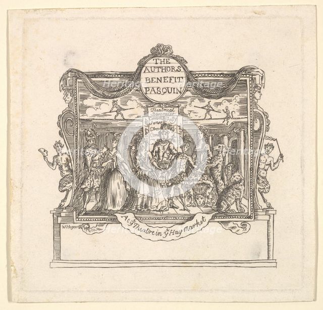 The Author's Benefit: Pasquin, 1736. Creator: Unknown.