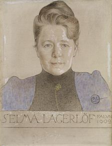 The Author Selma Lagerlöf, 1902. Creator: Carl Larsson