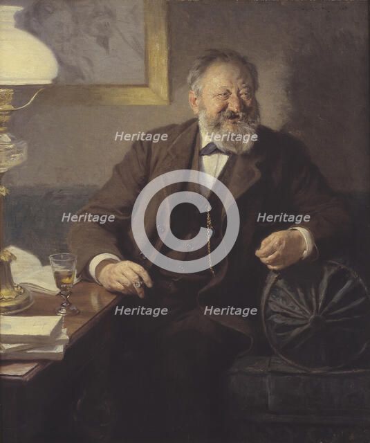 The Author Sophus Schandorph, 1895. Creator: Peder Severin Kroyer.