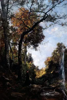 The Autumn Walk 1869. Artist: Emmanuel Lansyer