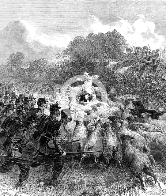 The Autumn Campaign: advance of the Connaught Rangers, 1872. Creator: Unknown.