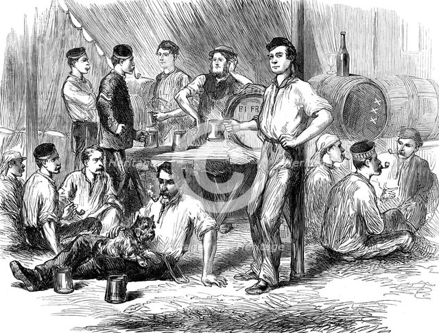 The Autumn Campaign: canteen, 1872. Creator: Unknown.