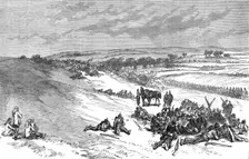 The Autumn Campaign: near Witchampton - Second Division Southern Army advancing from Cranborne, 1872 Creator: Unknown