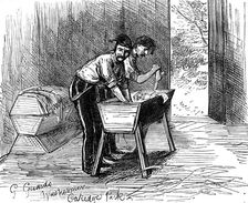 The Autumn Campaign on Cannock Chase, 1873. Creator: Unknown