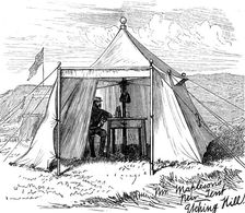 The Autumn Campaign on Cannock Chase, 1873. Creator: Unknown