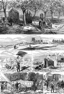 The Autumn Campaign: sketches in the Southern Camp, 1872. Creator: Unknown