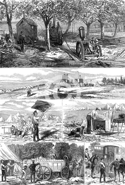 The Autumn Campaign: sketches in the Southern Camp, 1872. Creator: Unknown.