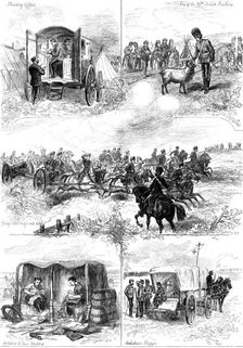 The Autumn Manoeuvres on Dartmoor, 1873. Creator: Unknown