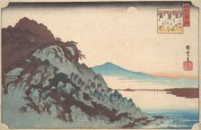 The Autumn Moon at Ishiyama on Lake Biwa., ca. 1835., ca. 1835. Creator: Ando Hiroshige