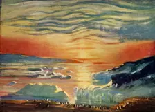 The Autumn Sunset c1908, (1909). Artist: George Marston