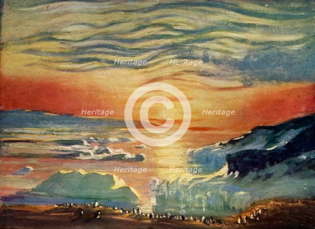 'The Autumn Sunset', c1908, (1909). Artist: George Marston.