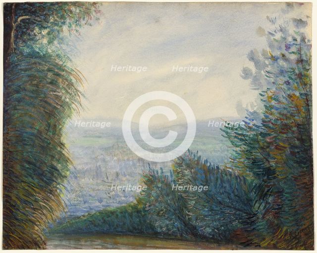 The Auvers Valley on the Oise River, after 1884. Creator: Pierre-Auguste Renoir.