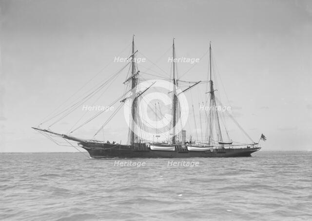 The auxiliary sailing ship 'Sunbeam', 1911. Creator: Kirk & Sons of Cowes.