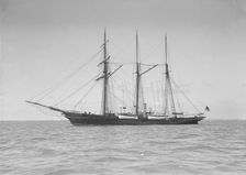 The auxiliary sailing ship Sunbeam 1911. Creator: Kirk & Sons of Cowes