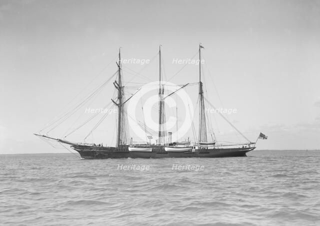 The auxiliary sailing ship 'Sunbeam', 1911. Creator: Kirk & Sons of Cowes.