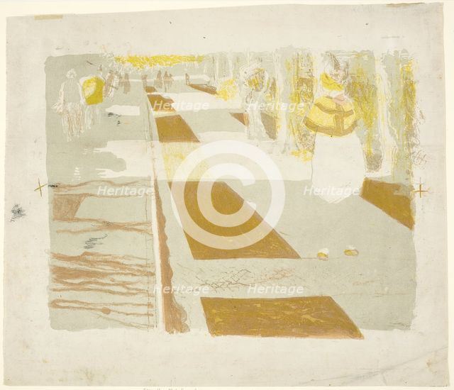 The Avenue, 1899. Creator: Edouard Vuillard.