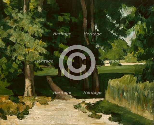The Avenue at the Jas de Bouffan, 1869-1870. Artist: Cézanne, Paul (1839-1906)