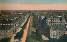 The Avenue des Champs-Elysées, Paris, c1920
