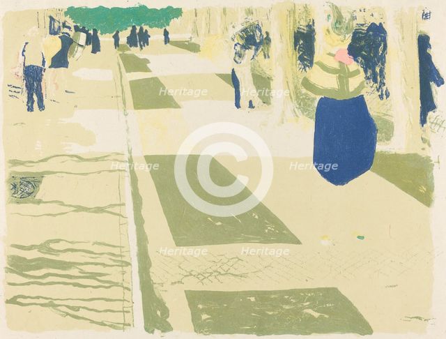 The Avenue (L'avenue), 1899. Creator: Edouard Vuillard.