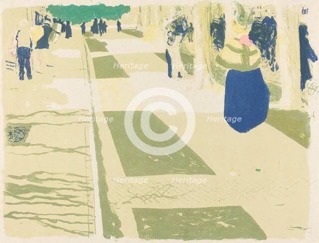 The Avenue (L'avenue), 1899. Creator: Edouard Vuillard.