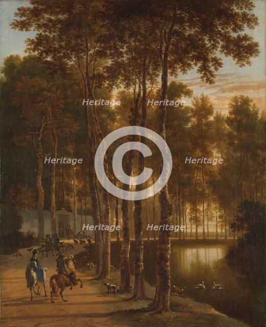 The Avenue of Birches, 1660-1685. Creator: Jan Hackaert.