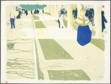 The Avenue, plate two from Landscapes and Interiors, 1899. Creator: Edouard Vuillard
