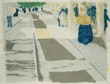 The Avenue, printed 1899. Creator: Edouard Vuillard