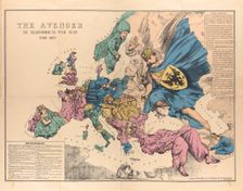 The Avenger: An Allegorical War Map for 1877 , 1876-1877. Creator: Anonymous