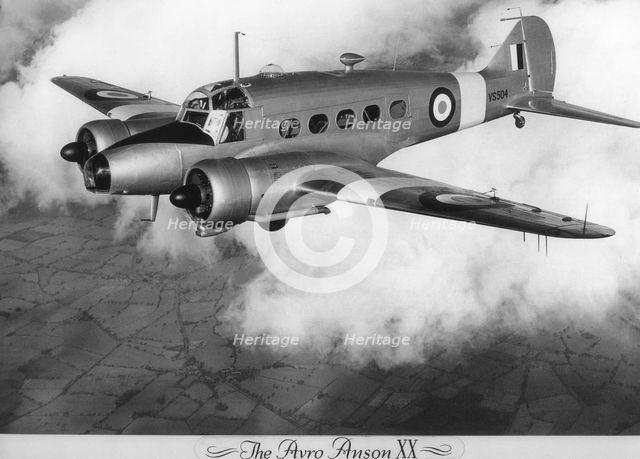 'The Avro Anson XX', c1940s. Artist: Unknown