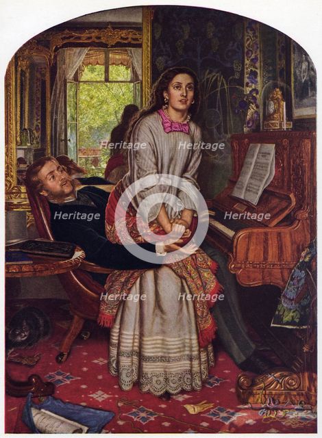 The Awakening Conscience, 1852-1854. Creator: William Holman Hunt.