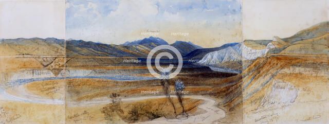 The Awatere Valley, January 13, 1872, 13 January 1872. Creator: John Kinder.