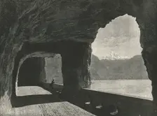 The Axenstrasse, near Fluelen, Switzerland, 1895. Creator: Unknown