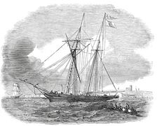 The "Azorian", Orange Schooner, 1850. Creator: Unknown