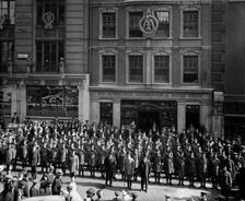 The AA Company of Road Scouts, Fanum House, Whitcomb Street, Westminster, London, 1914. Artist: Bedford Lemere and Company