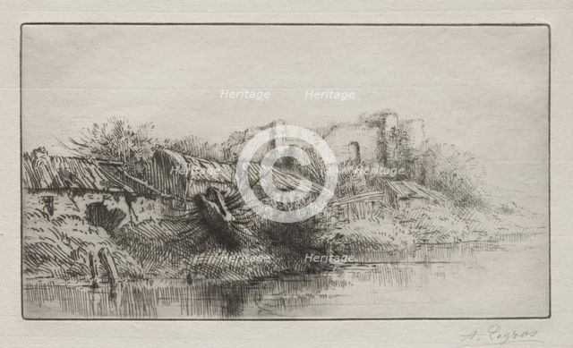 The Abandoned Village. Creator: Alphonse Legros (French, 1837-1911).