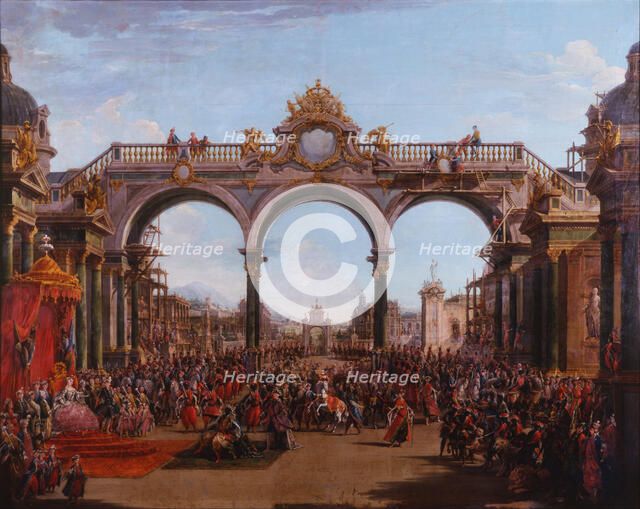 The abandoned Dido. Artist: Battaglioli, Francesco (1722-1790)