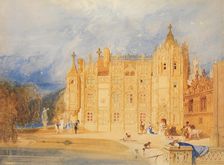 The Abbatial House, Abbey of St. Ouen, Rouen, 1824-31. Creator: John Sell Cotman