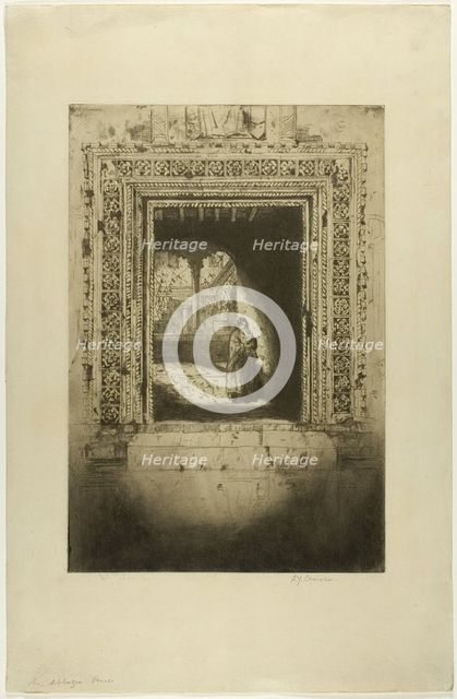 The Abbazia, Venice, 1900. Creator: David Young Cameron.