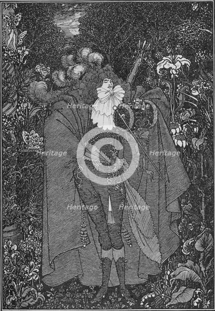 'The Abbé', 1896, (1935). Creator: Aubrey Beardsley.