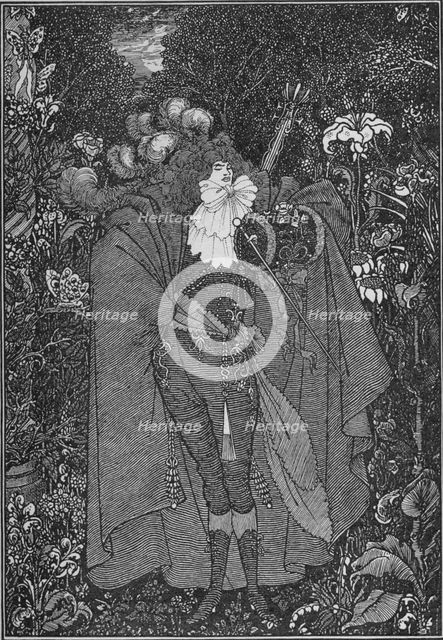 'The Abbé', 1896, (1935). Creator: Aubrey Beardsley.