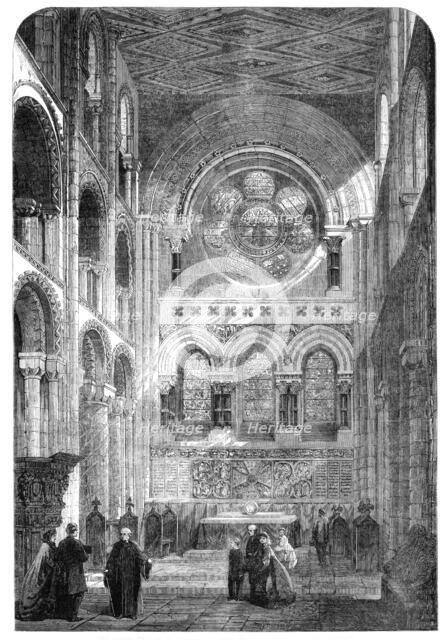 The Abbey Church of Waltham Holy Cross: the new East End, 1861. Creator: Unknown.