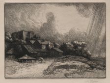 The Abbey Farm. Creator: Alphonse Legros (French, 1837-1911)