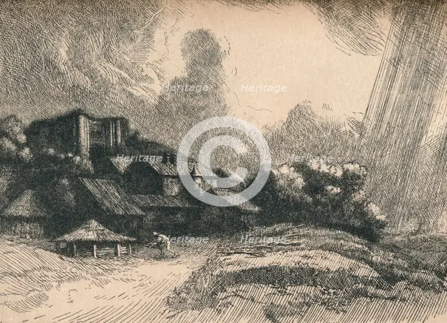 'The Abbey Farm', c1893. Artist: Alphonse Legros.
