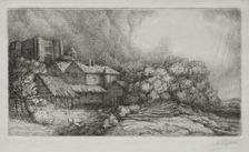 The Abbey Farm (La Ferme de labbaye). Creator: Alphonse Legros (French, 1837-1911)