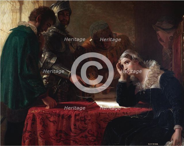 The Abdication of Mary, Queen of Scots.
