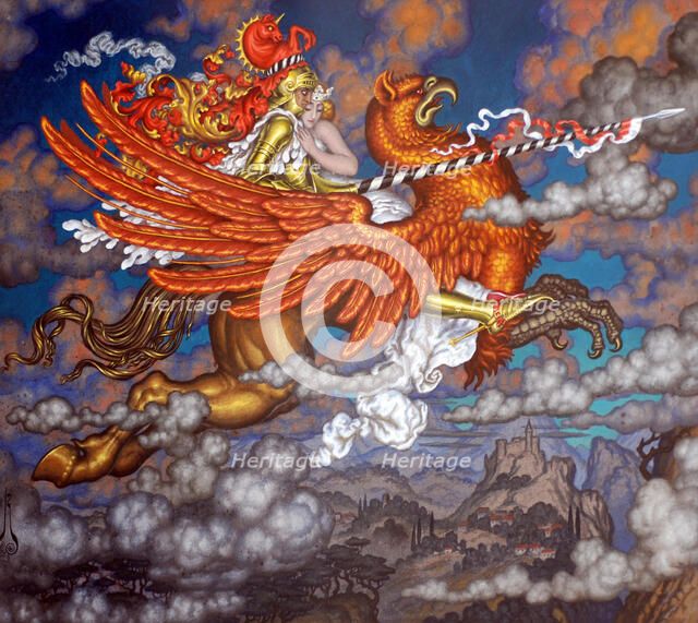 The Abduction, 1928. Creator: Nikolay Kalmakov.