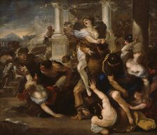 The Abduction of the Sabine Women, 1675/80. Creator: Luca Giordano