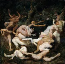 The Abduction of Women 20th century. Artist: Ludwig von Hofmann